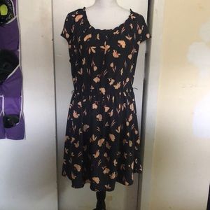 Lauren Conrad blue flower dress